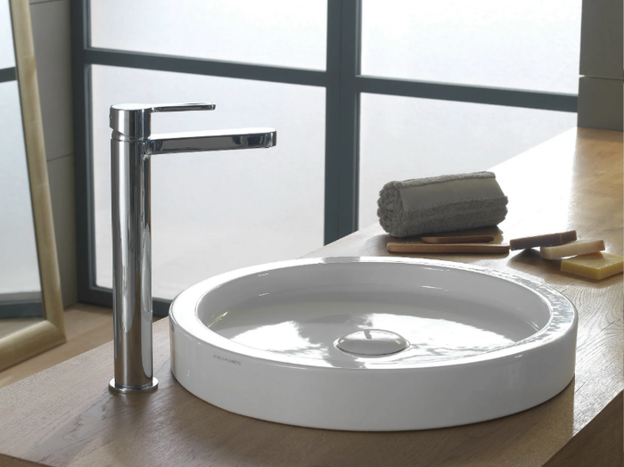 BUCKET - Countertop round ceramic washbasin _ Scarabeo Ceramiche